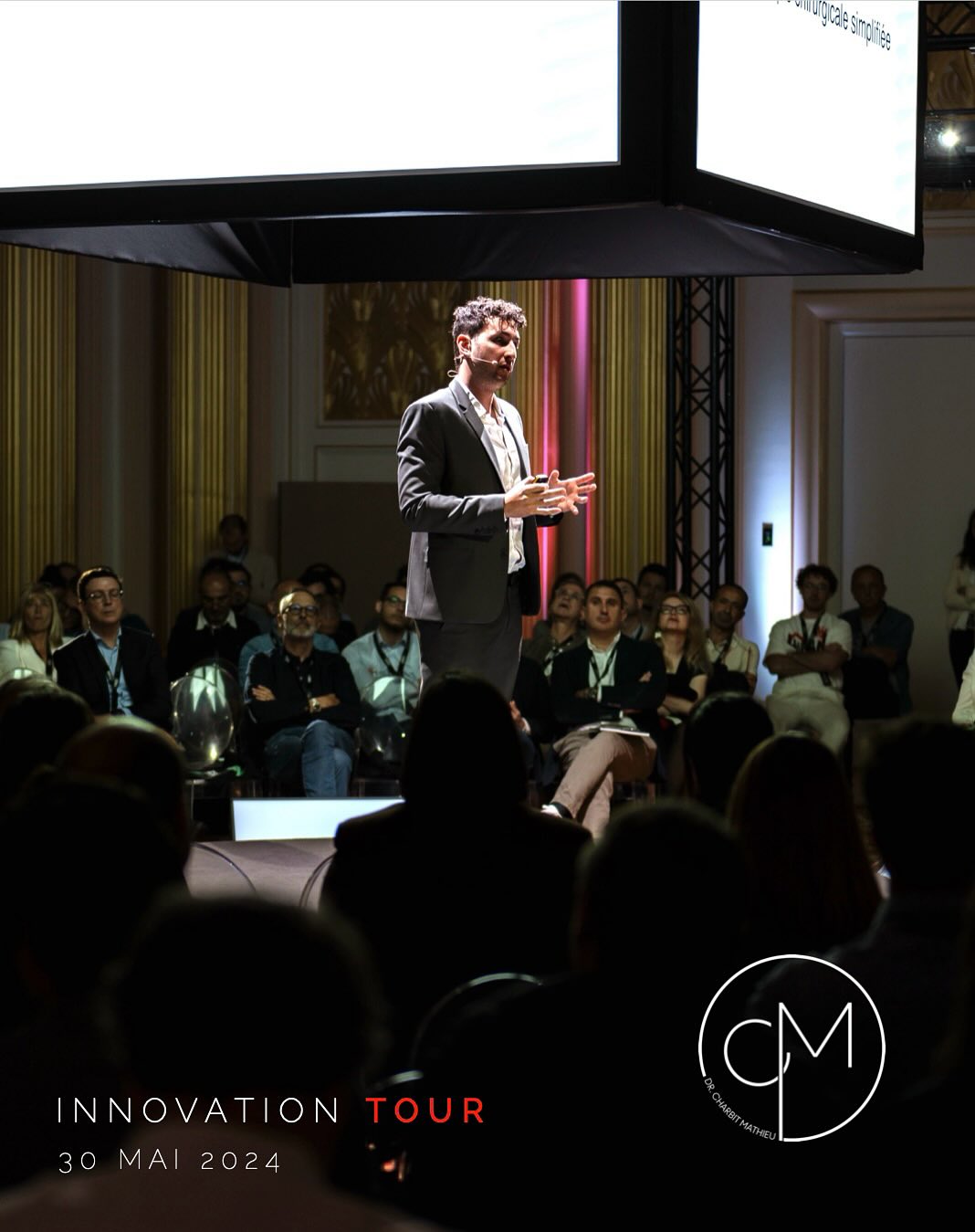 Dr Charbit Mathieu en conférence - Innovation Tour 2024 - implantologue reconnu à Nice